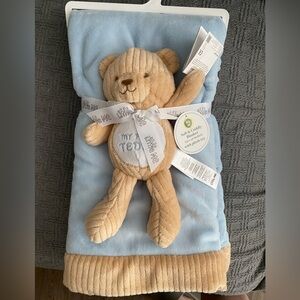 NWT Little Me Soft & Cuddly Blanket With Plush Toy